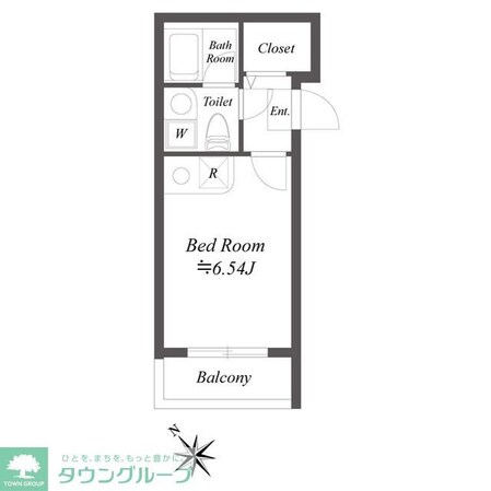 ルクレ三田の物件間取画像